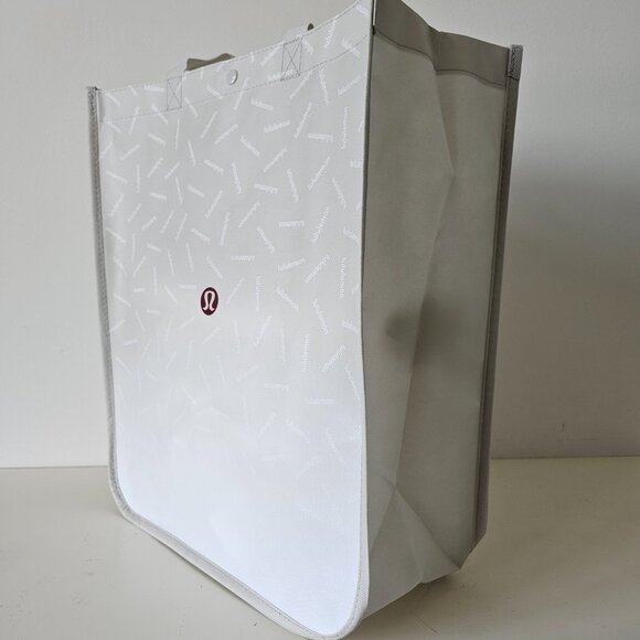 6 x New LULULEMON Multicolour GRAPHIC LOGO Reusable Shopping Bags Large - Picture 4 of 13